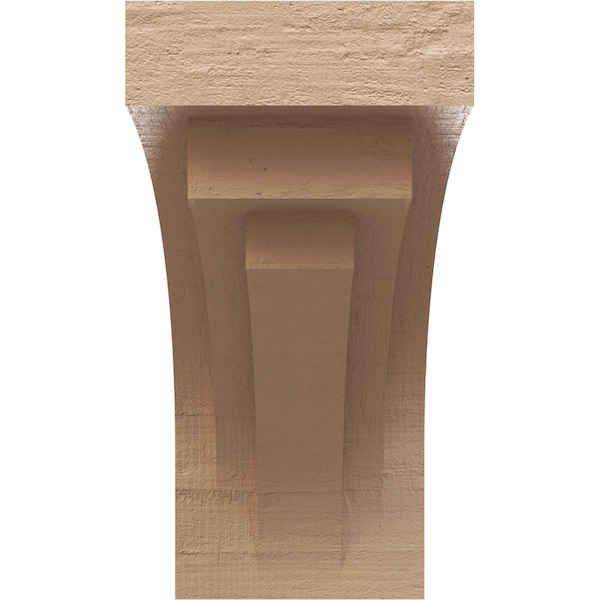 3in. W X 6in. D X 6in. H Series 1 Classic Rockford Rough Cedar Woodgrain TimberThane Corbel, Tan